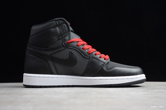 Cheap Husky Air 1 Satin High 555088-060 Black Retro OG Jordan 0806